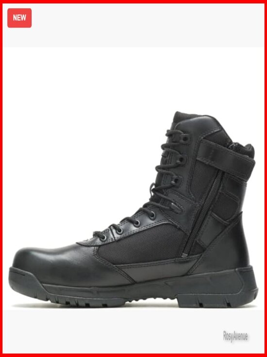 Men\'s 8 Inch Side Zip Composite Toe Work Boots Tactical Sport main image 5